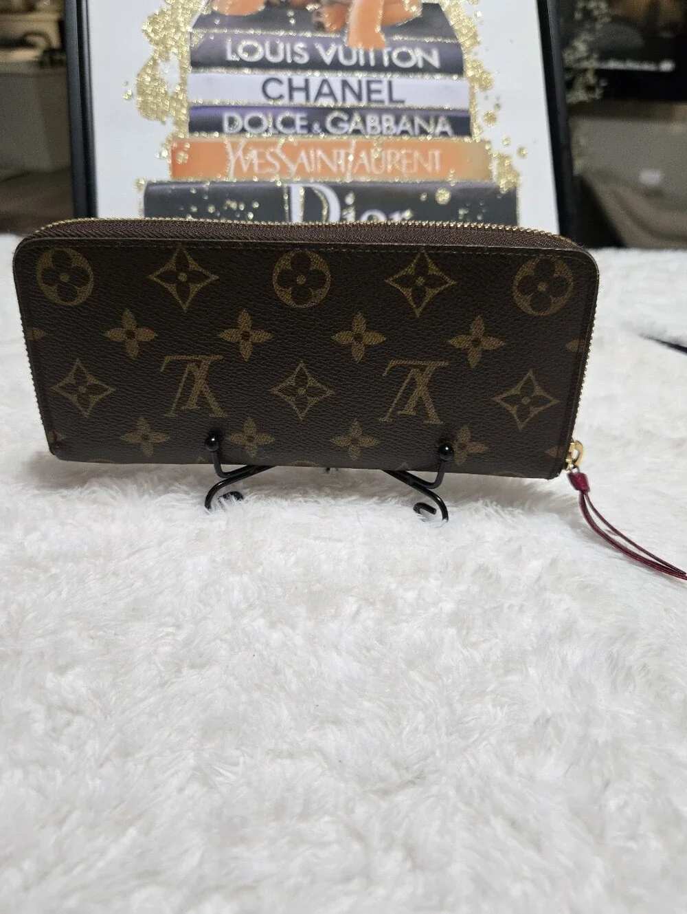 Louis Vuitton LV Monogram Clemence Wallet EUC